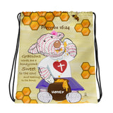 Drawstring Bag - Joy Honey - Proverbs 16:24