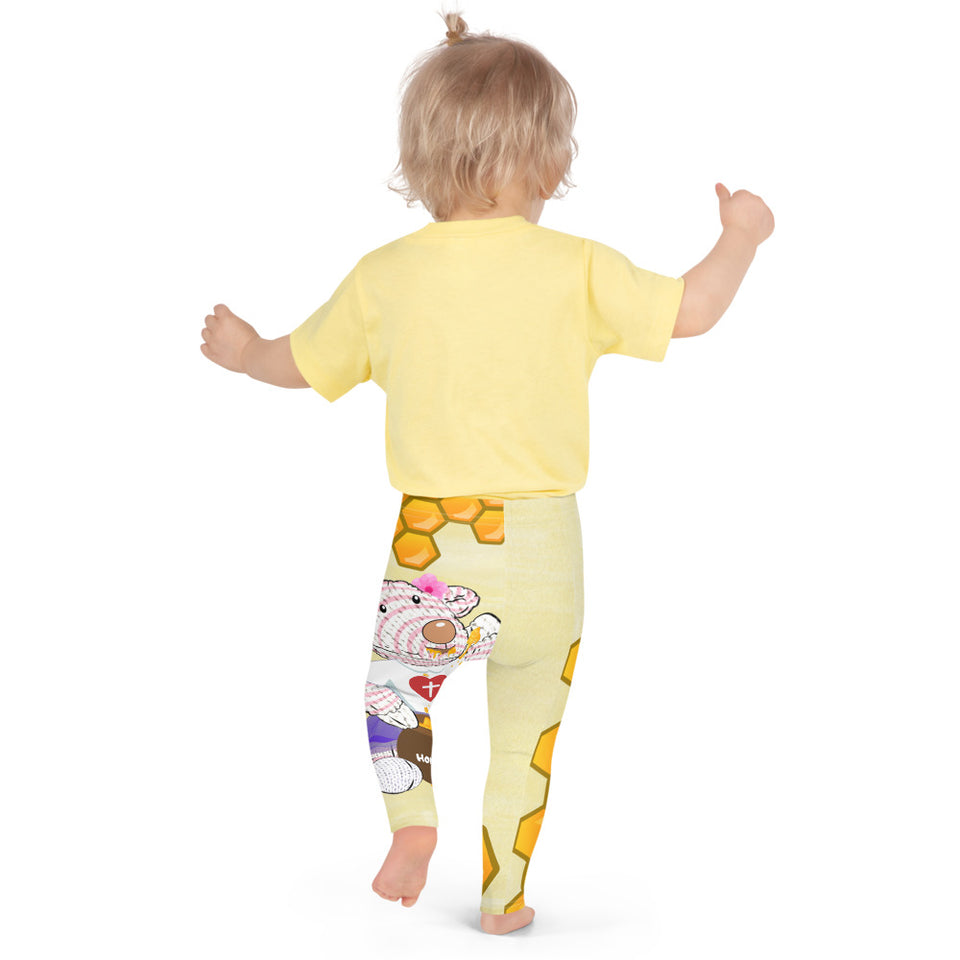 Girls's Leggings - Joy Honey - Proverbs 16:24