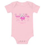 Baby Body -  Joy Ballerina Flamingos - Psalm 150:4