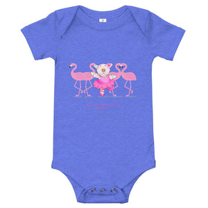 Baby Body -  Joy Ballerina Flamingos - Psalm 150:4