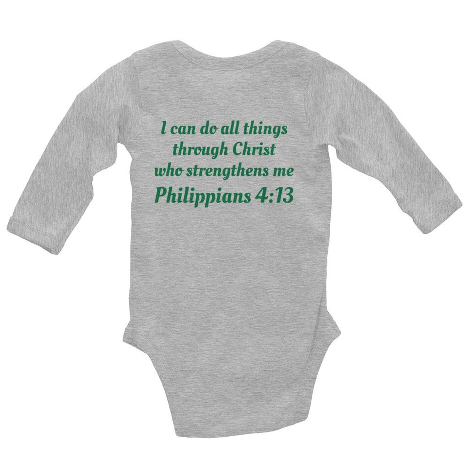 Baby Body Long Sleeve - Joseph Fisher - Philippians 4:13