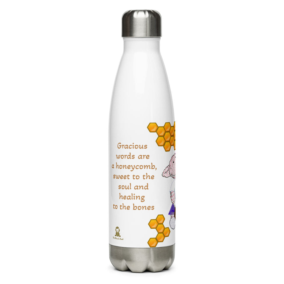 Water Bottle - Joy Honey - Proverbs 16:24