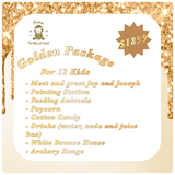 Golden Package for 12 kids - Birthday Party