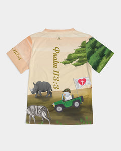Kids T-Shirt - Joseph Sunset Safari - Psalm 113:3
