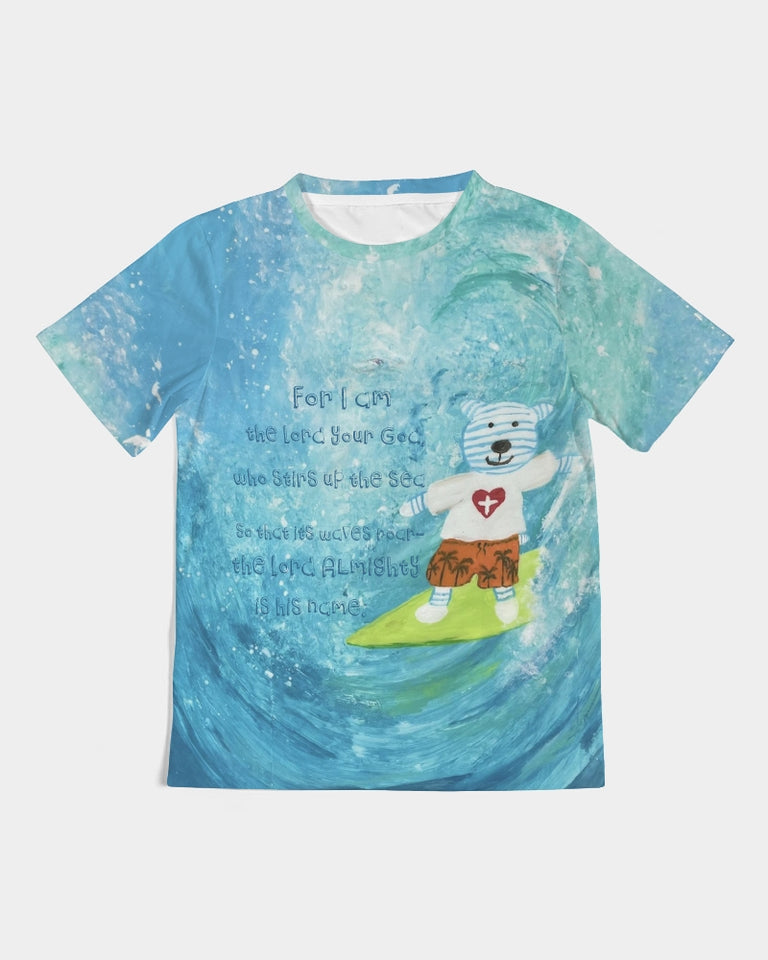 Boys T-Shirt - Joseph Surfing - Isaiah 51:15