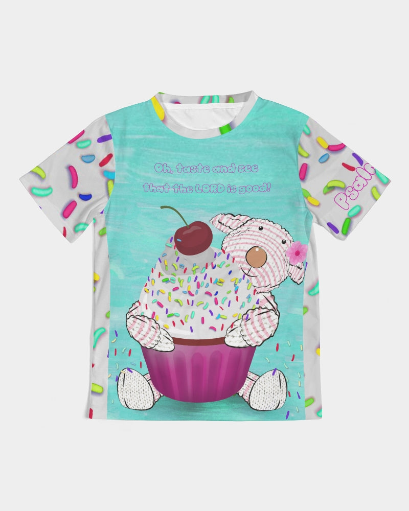 Kids T-Shirt - Joy Cupcake - Psalm 34:8