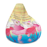 Bean Bag Chair Cover - Joy Ballerina and Flamingos - Psalm 30:11