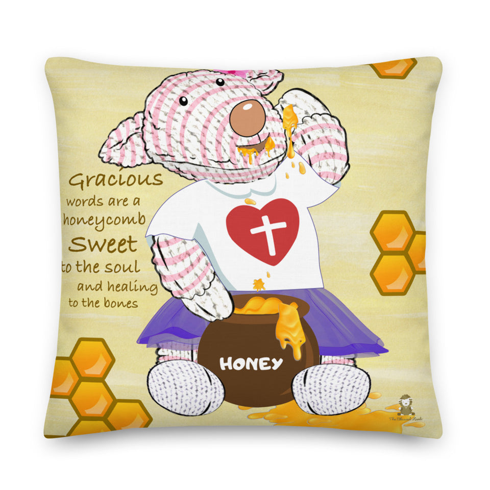Pillow - Joy Honey - Proverbs 16:24