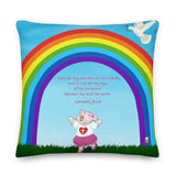 Pillow - Joy Rainbow - Genesis 9:13