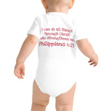 Baby Body - Joseph Firefighter - Philippians 4:13