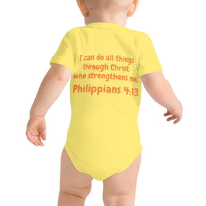 Baby Body - Joseph Tennis Player - Philippians 4:13