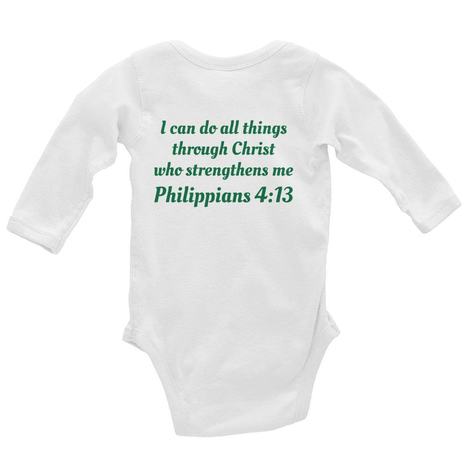 Baby Body Long Sleeve - Joseph Fisher - Philippians 4:13