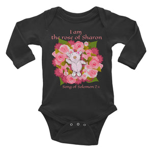 Baby Body Long Sleeve - Joy Roses - Song of Solomon 2:1