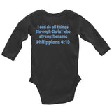 Baby Body Long Sleeve - Joseph Doctor - Philippians 4:13