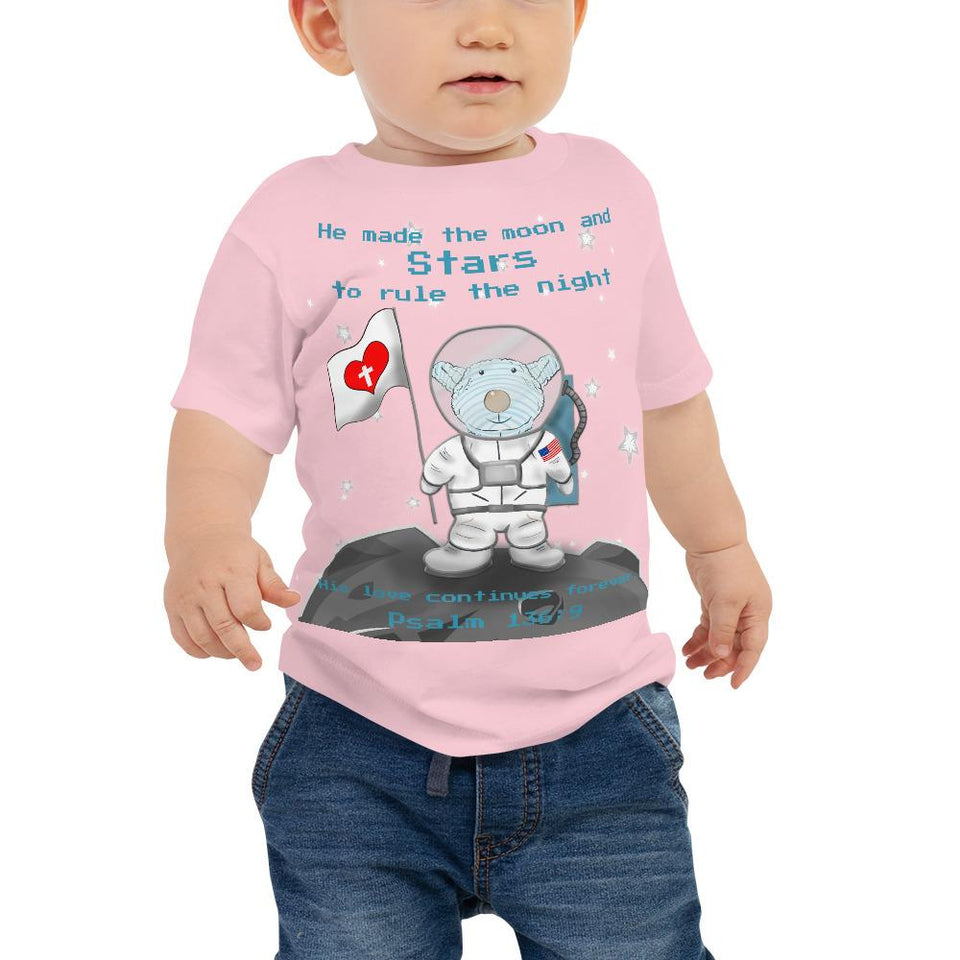 Baby T-Shirt - Joseph Astronaut - Psalm 136:9
