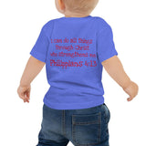 Baby T-Shirt - Joseph Firefighter - Philippians 4:13