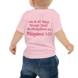 Baby T-Shirt - Joseph Firefighter - Philippians 4:13