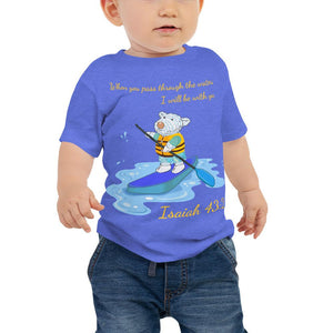 Baby T-Shirt - Joseph Paddleboard - Isaiah 43:2
