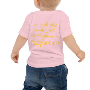 Baby T-Shirt - Joseph Zookeeper - Philippians 4:13