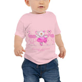 Baby T-Shirt -  Joy Ballerina Flamingos - Psalm 150:4