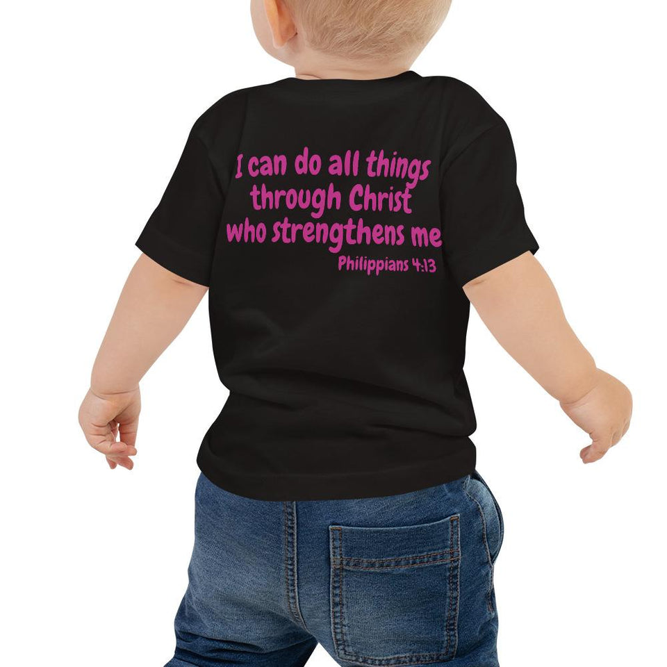 Baby T-Shirt - Joy Equestrian - Philippians 4:13