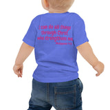 Baby T-Shirt - Joy Equestrian - Philippians 4:13