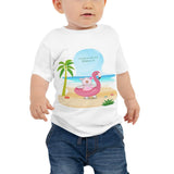 Baby T-Shirt - Joy Flamingo Beach - Philippians 4:1