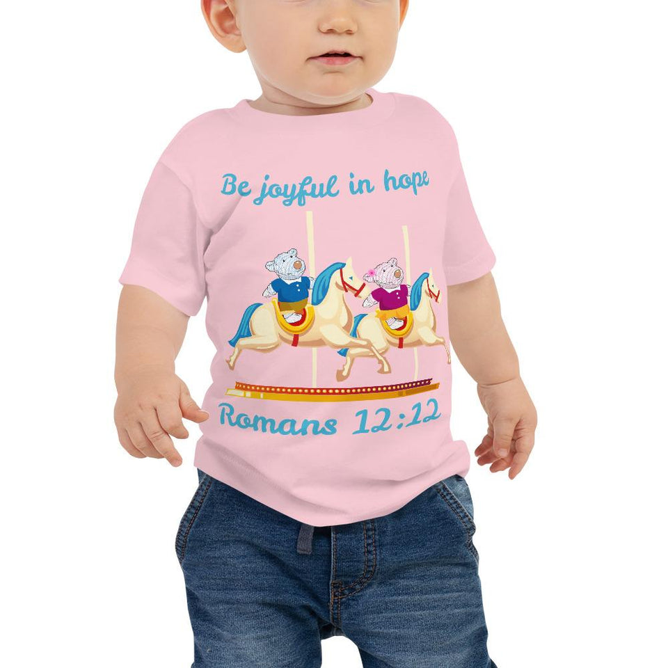 Baby T-Shirt - Joy & Joseph Carousel - Romans 12:12