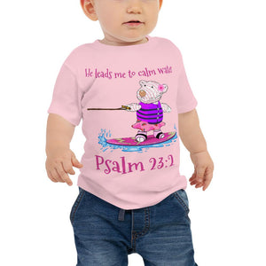 Baby T-Shirt - Joy Wakeboard - Psalm 23:2