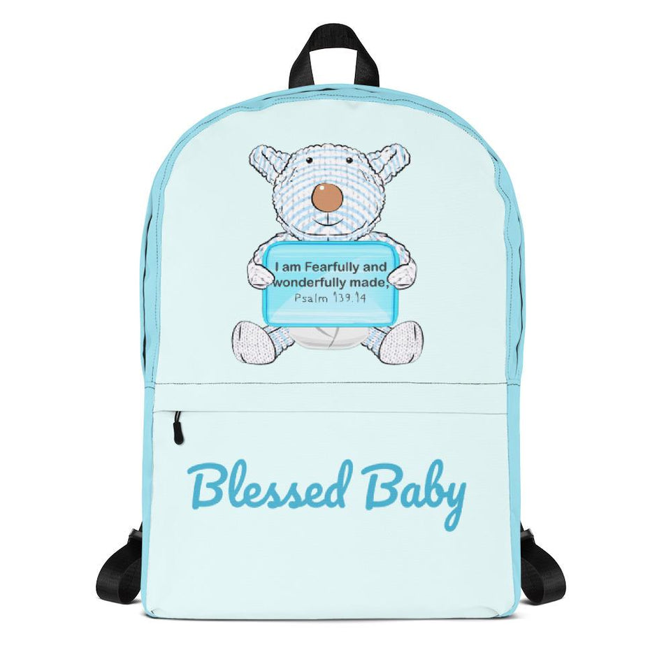 Baby Diaper Backpack - Blessed Baby Joseph - Psalm 139