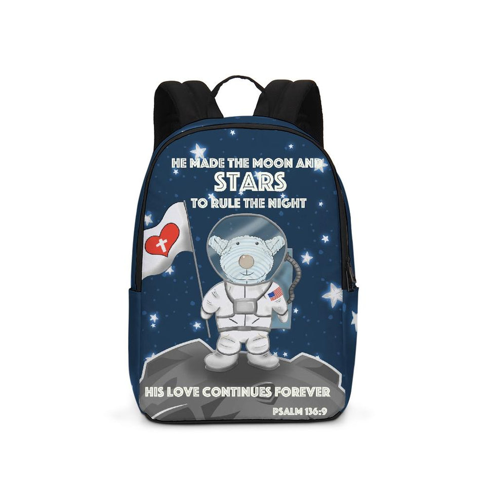 Backpack - Backpack - Joseph Astronaut -Moon And Stars - Psalm 136:9