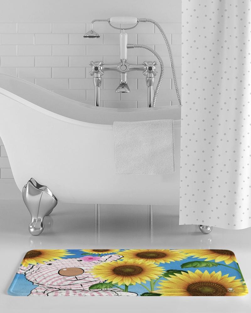 Bath Mat - Joy Sunflowers