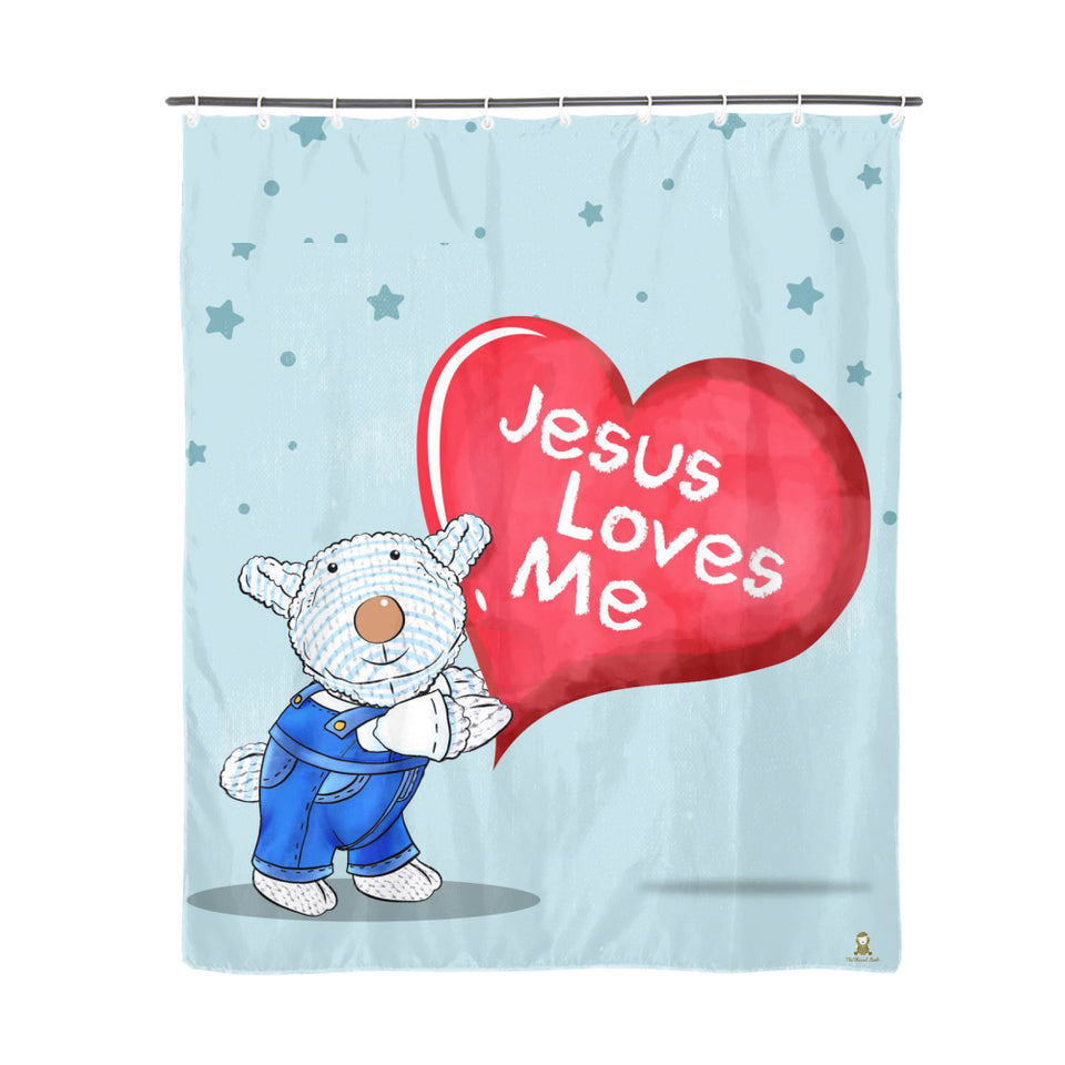 Shower Curtain - Joseph - Jesus Loves Me