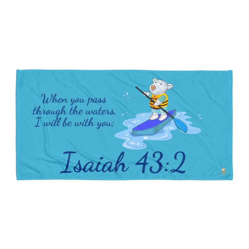 Towel - Joseph Paddleboard - Isaiah 43:2