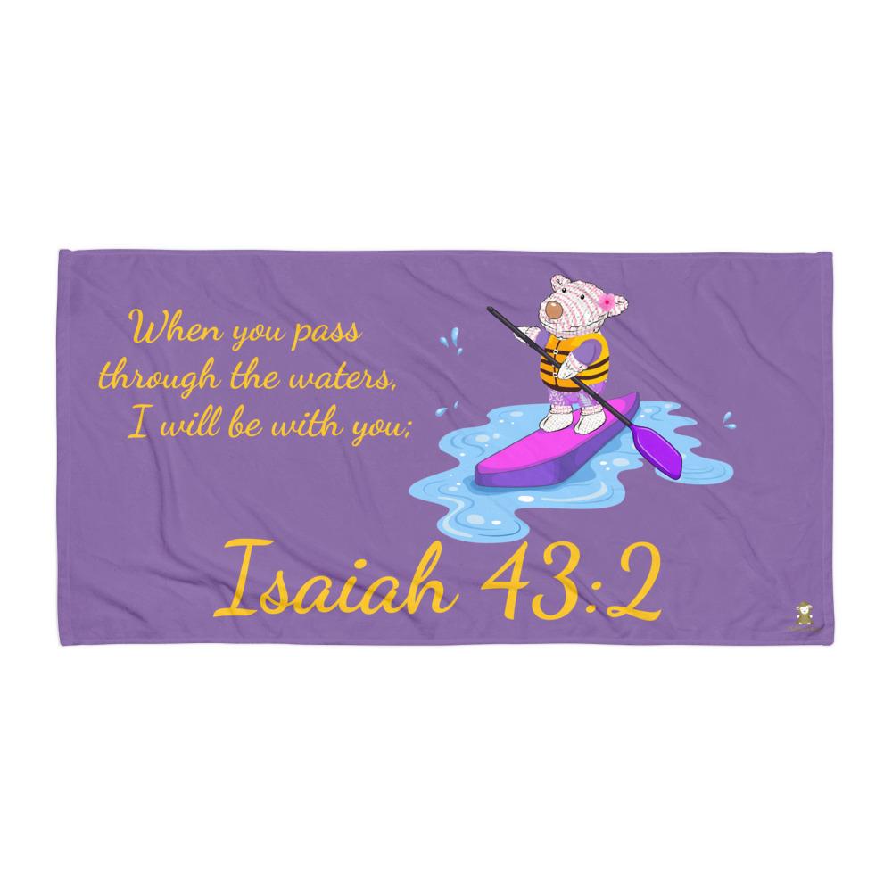 Towel - Joy Paddleboard - Isaiah 43:2