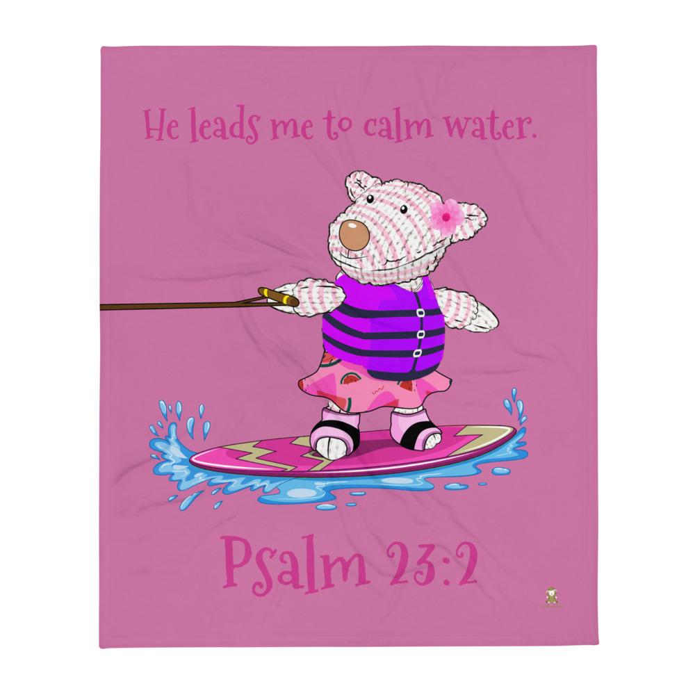 Blanket - Wakeboard Joy - Psalm 23:2