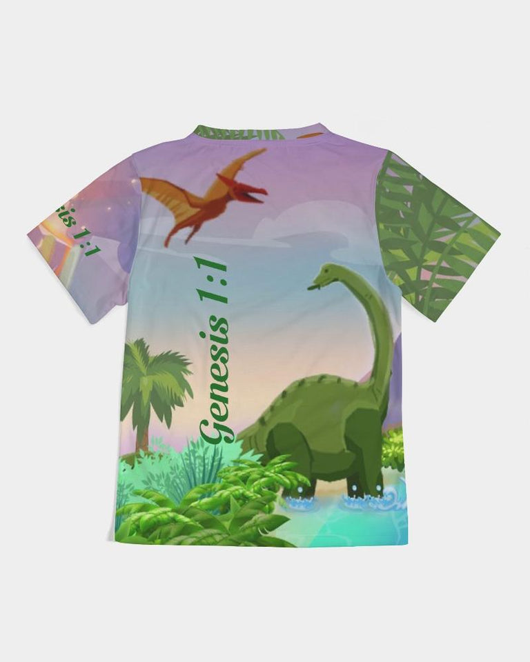 Cloth - Kids T-Shirt - Joseph And Dinosaurs - Genesis 1:1