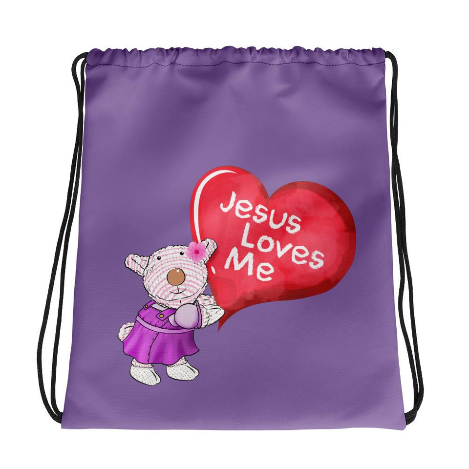 Drawstring Bag - Jesus Loves Me - Joy
