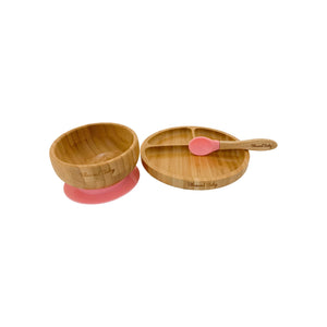 Blessed Baby Bamboo Feeding Set - Pink