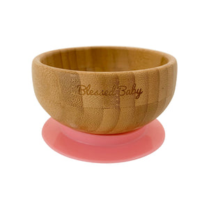 Blessed Baby Bamboo Feeding Set - Pink