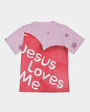 Girls T-Shirt - Jesus Loves Me - Joy