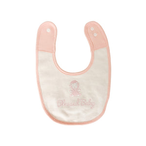Blessed Baby Knitted Bib - Pink