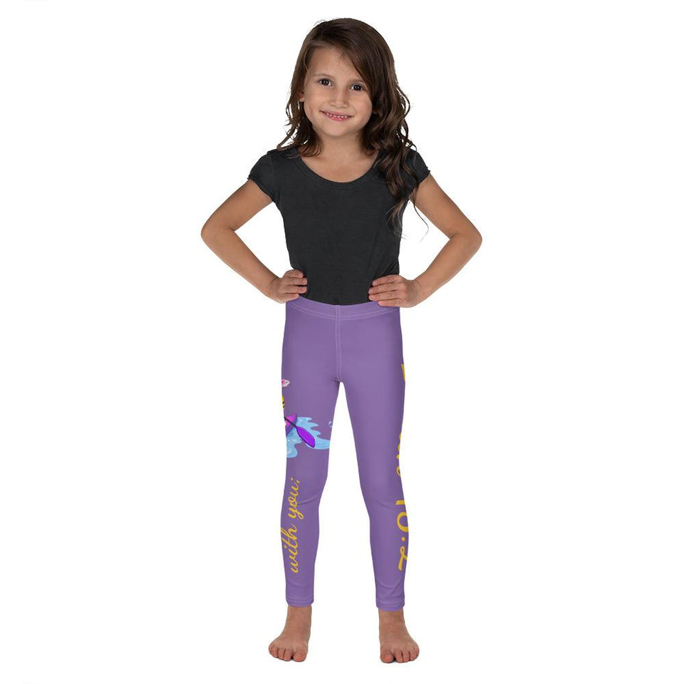 Kid's Leggings - Joy Paddleboard 2T-7 Isaiah 43:2