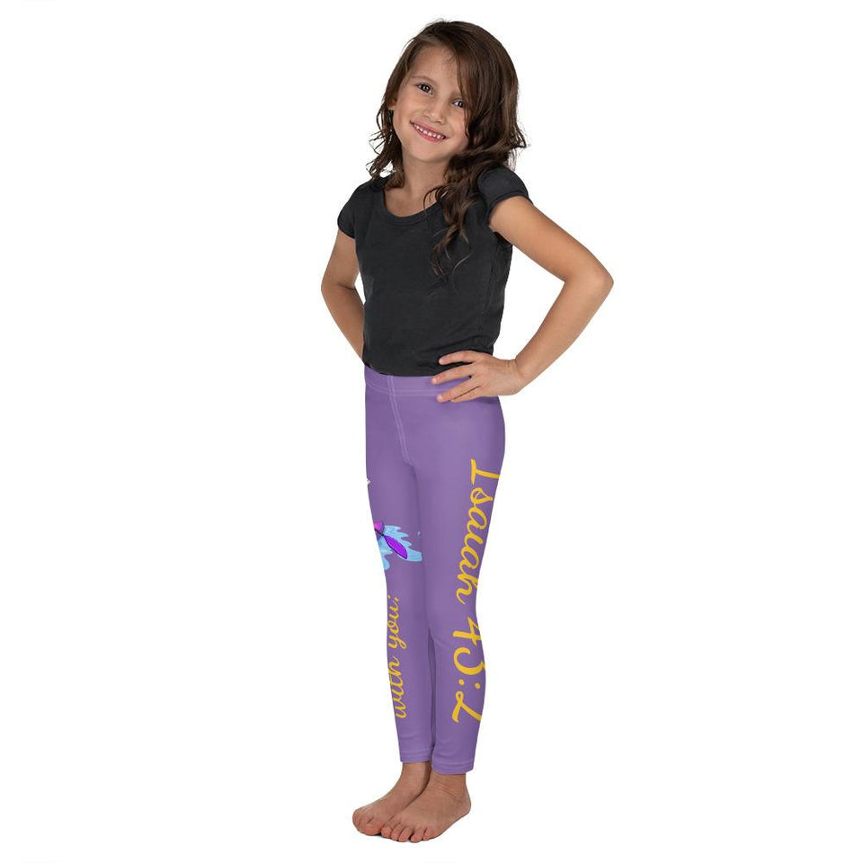 Kid's Leggings - Joy Paddleboard 2T-7 Isaiah 43:2