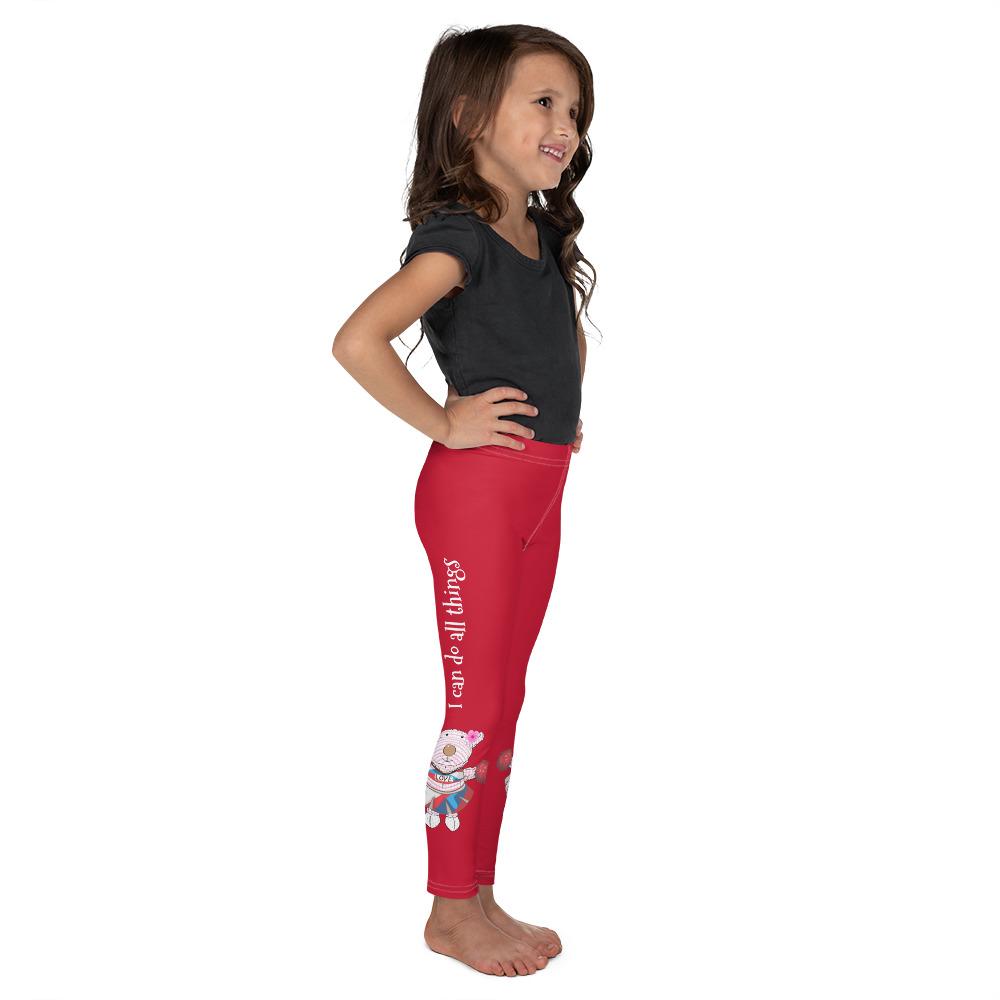 Girl's Crimson Acronyms Teen Leggings – KettlebellBombshellStore