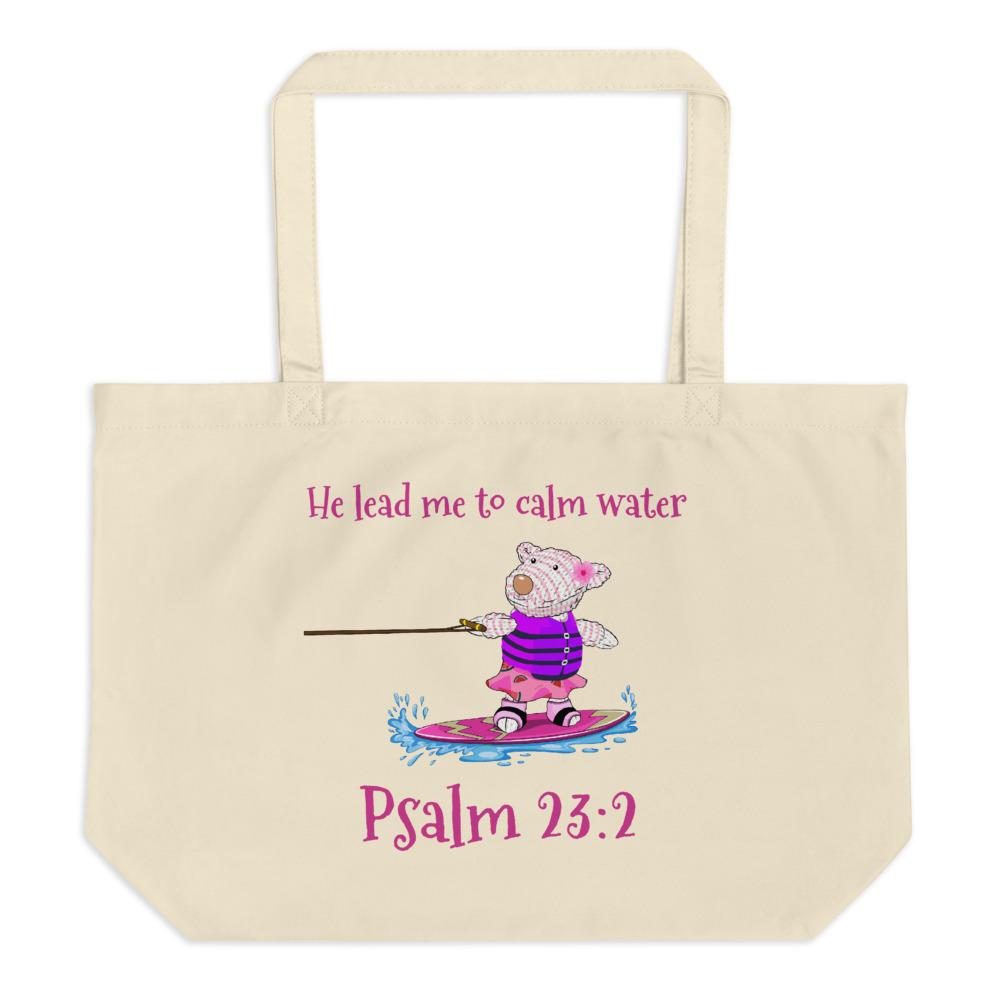 Large Organic Bag - Joy Wakeboard - Psalm 23:2