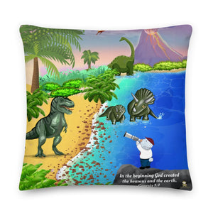 Pillow - Pillow - Joseph & Dinosaurs - Genesis 1:1