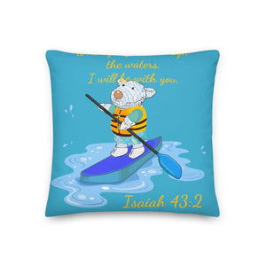 Pillow - Joseph Paddleboard - Isaiah 43:2