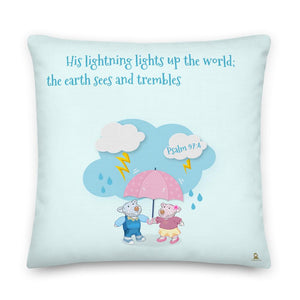 Pillow - Joy & Joseph Lightning - Psalm 97:4