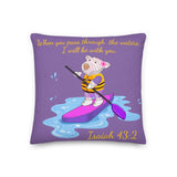 Pillow - Joy Paddleboard - Isaiah 43:2